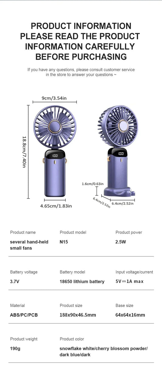 Ventilatore Pocket Breeze - Il tuo fresco ovunque