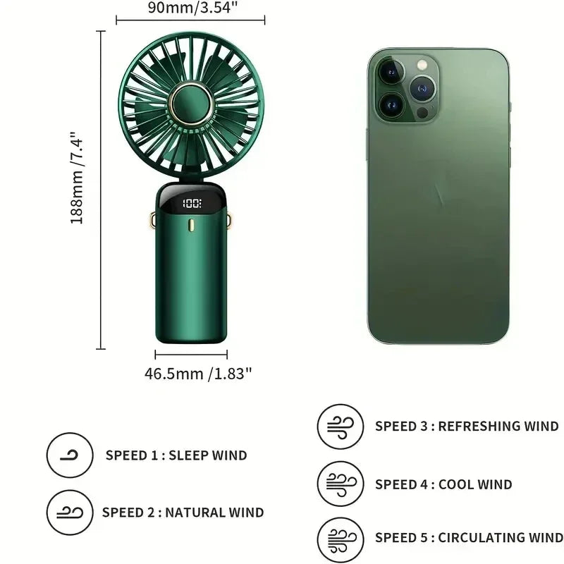 Ventilatore Pocket Breeze - Il tuo fresco ovunque