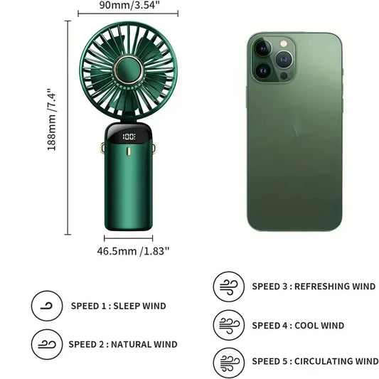 Ventilatore Pocket Breeze - Il tuo fresco ovunque